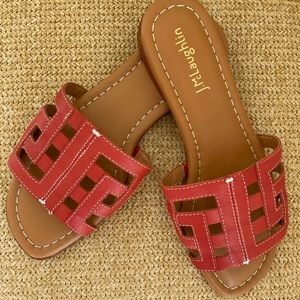J. McLaughlin Coral Willa Leather Sandals Size 6.5